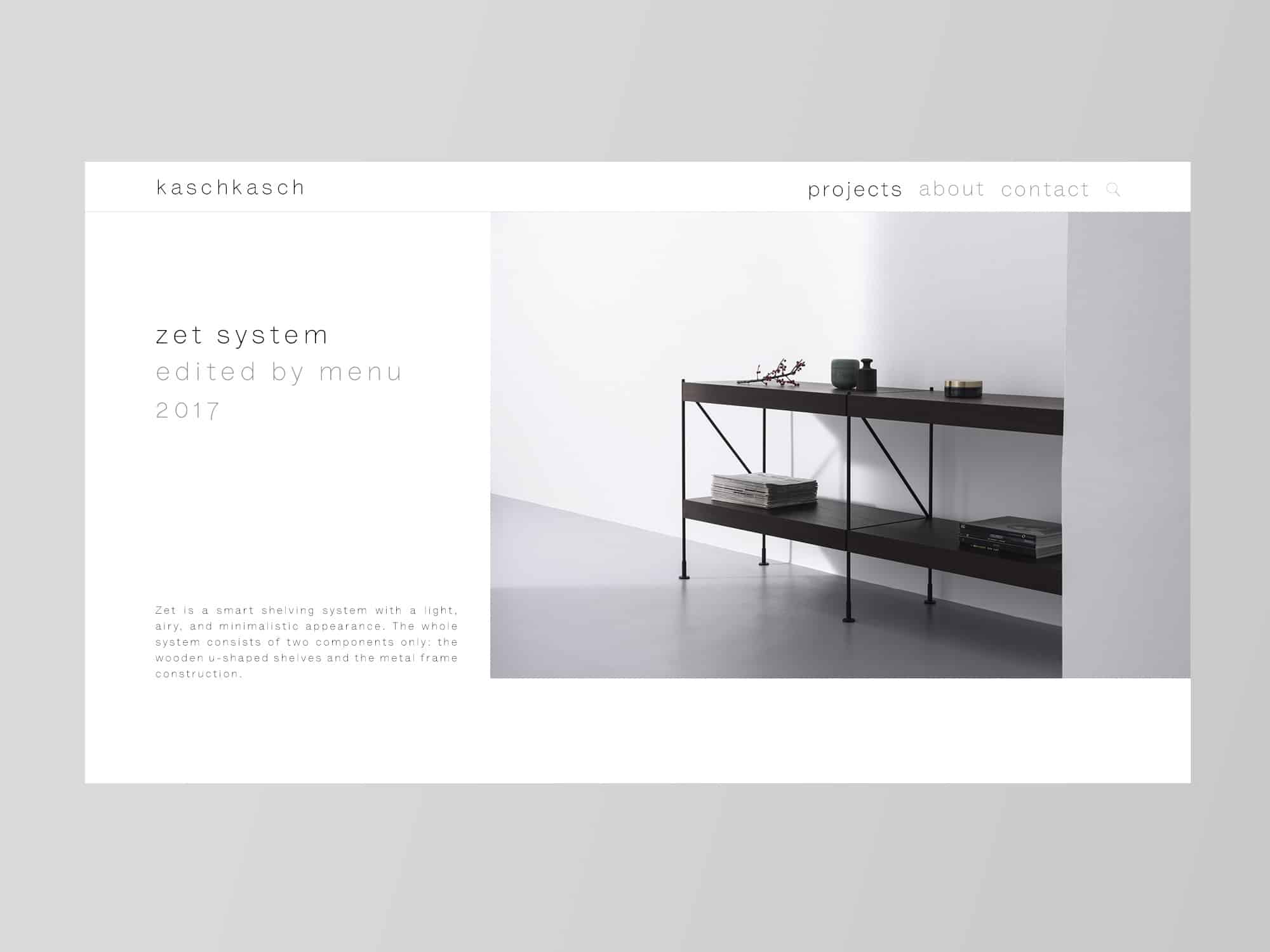 Web design site vitrine des designers kaschkasch