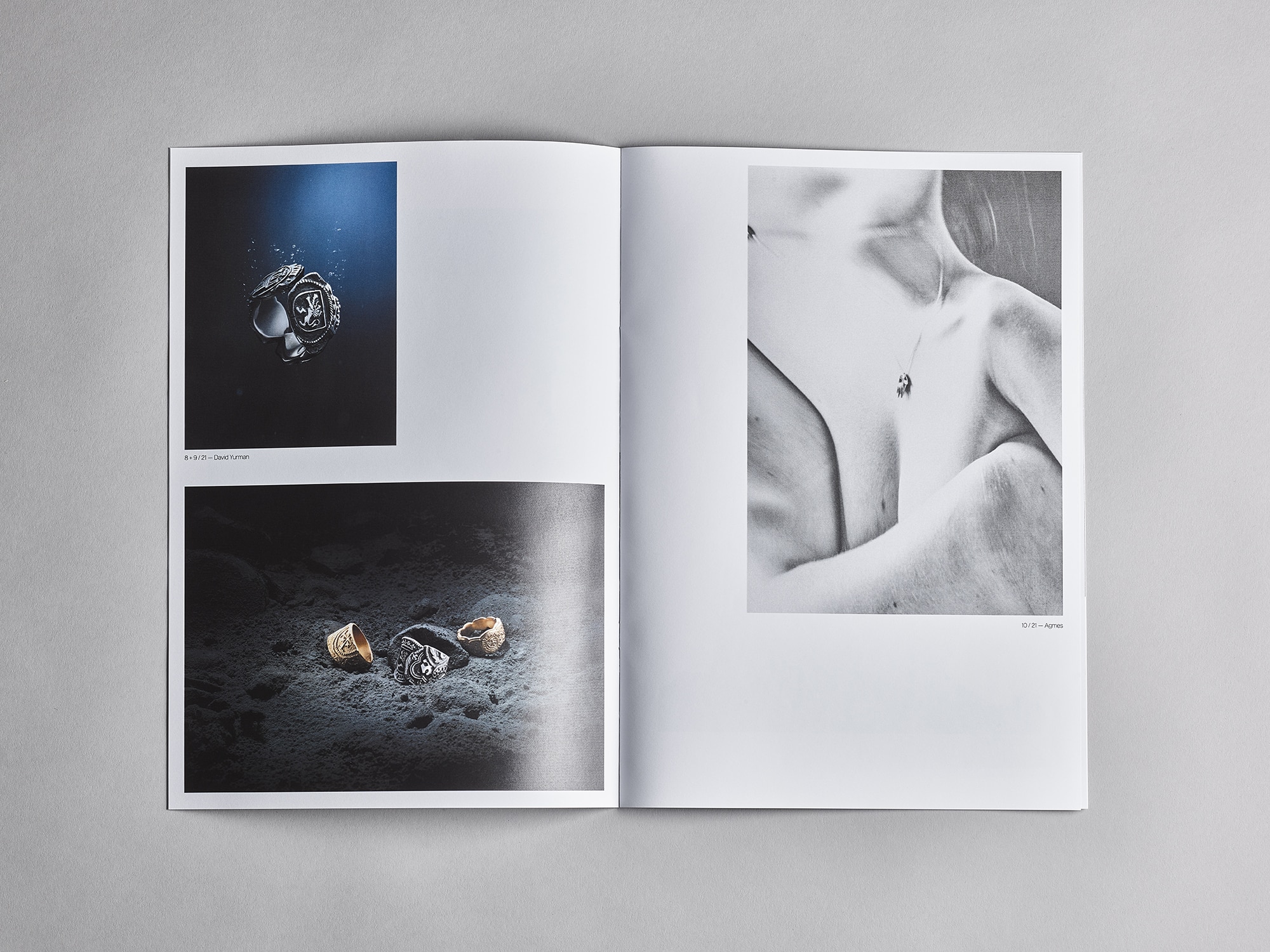 Conception de brochure pour le photographe Leandro Farina