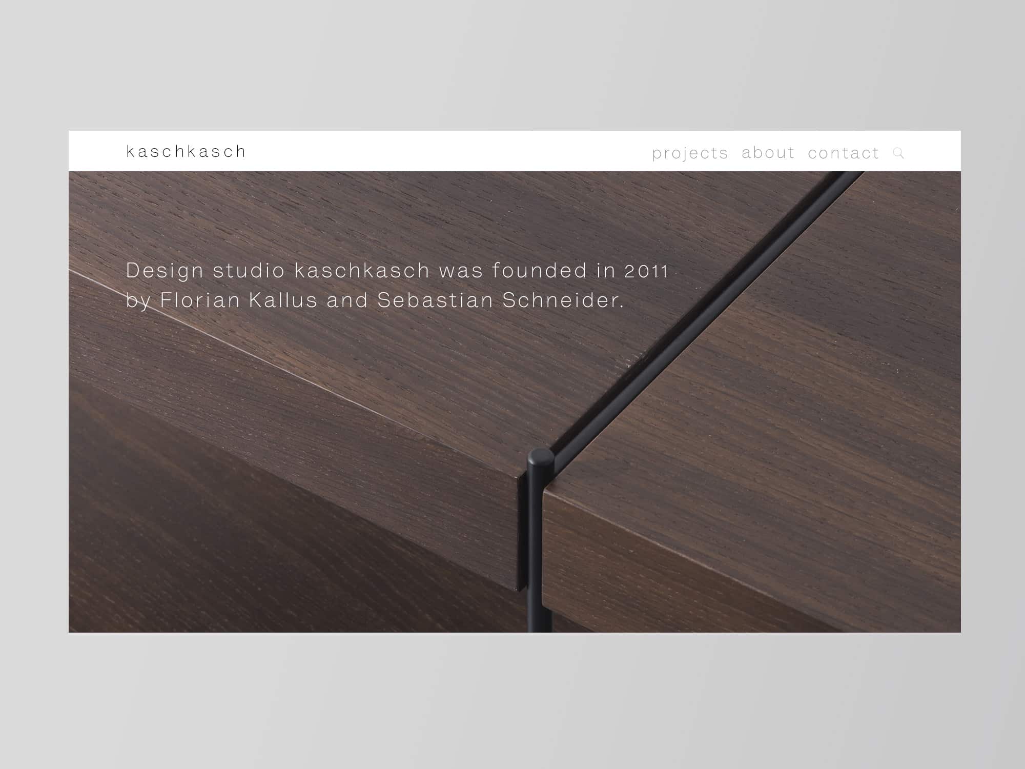 Web design site vitrine des designers kaschkasch