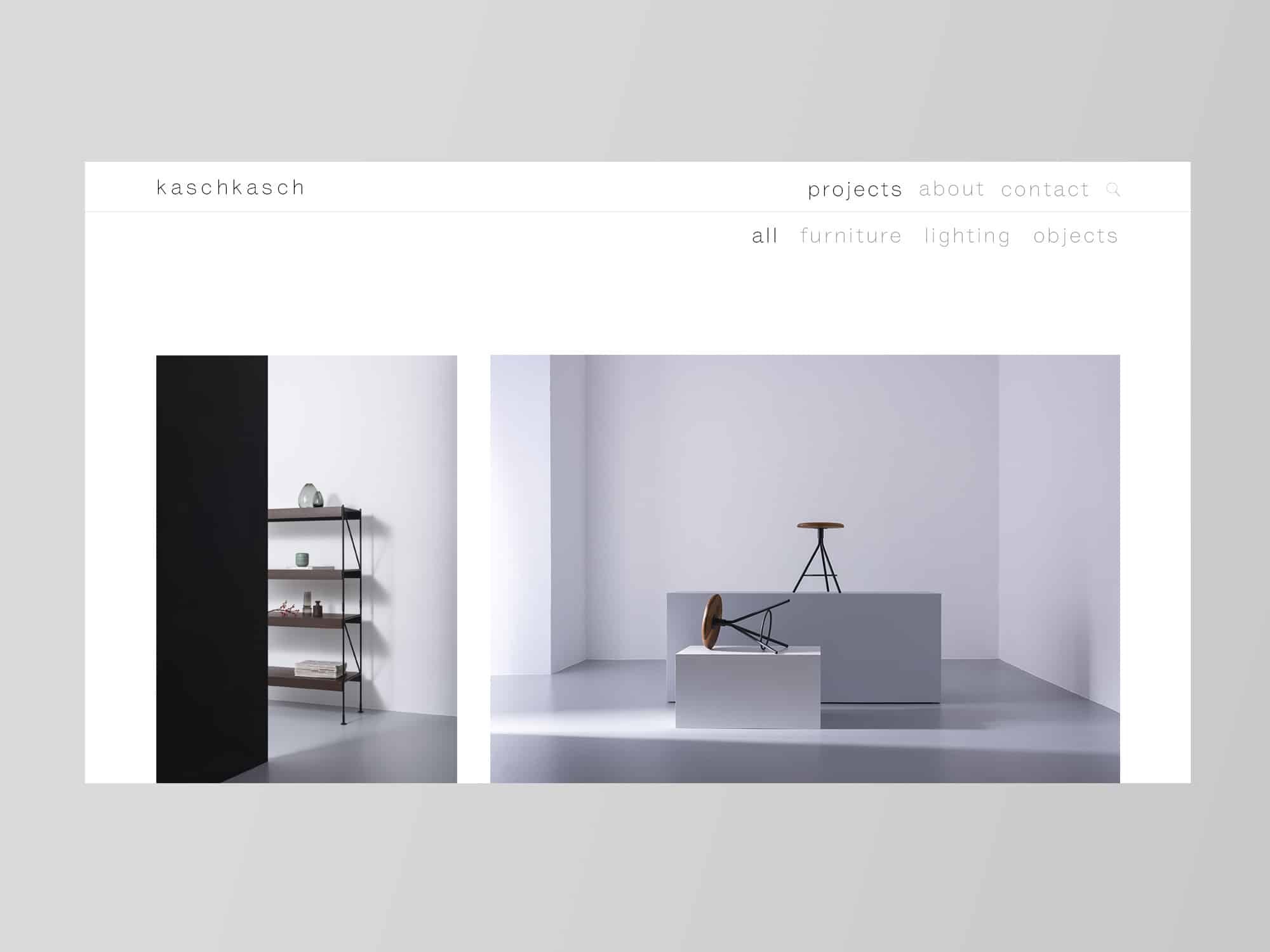 Web design site vitrine des designers kaschkasch