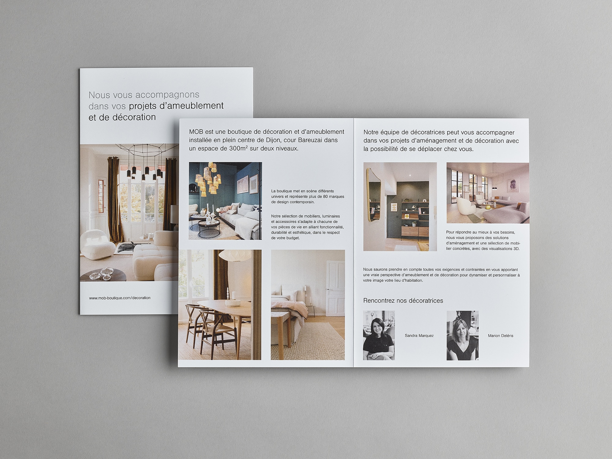 Conception graphique plaquette MOB Dijon