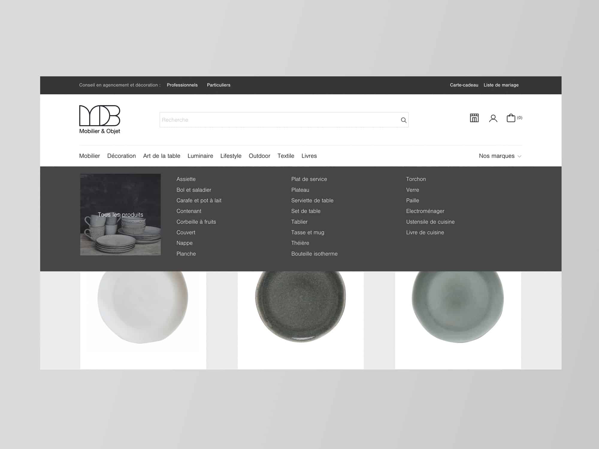 Web design site e-commerce MOB Dijon