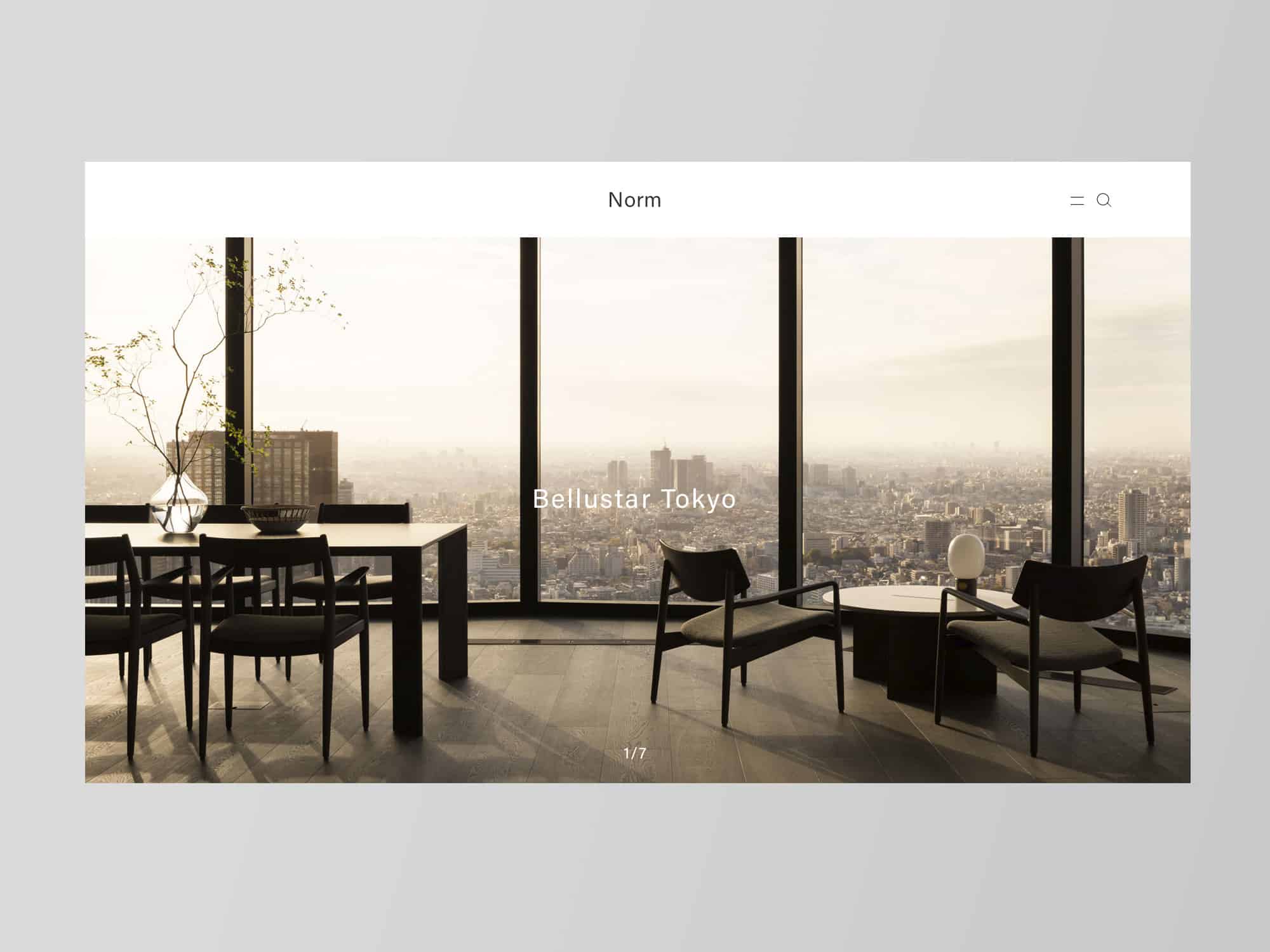 Web design site Norm Architecture