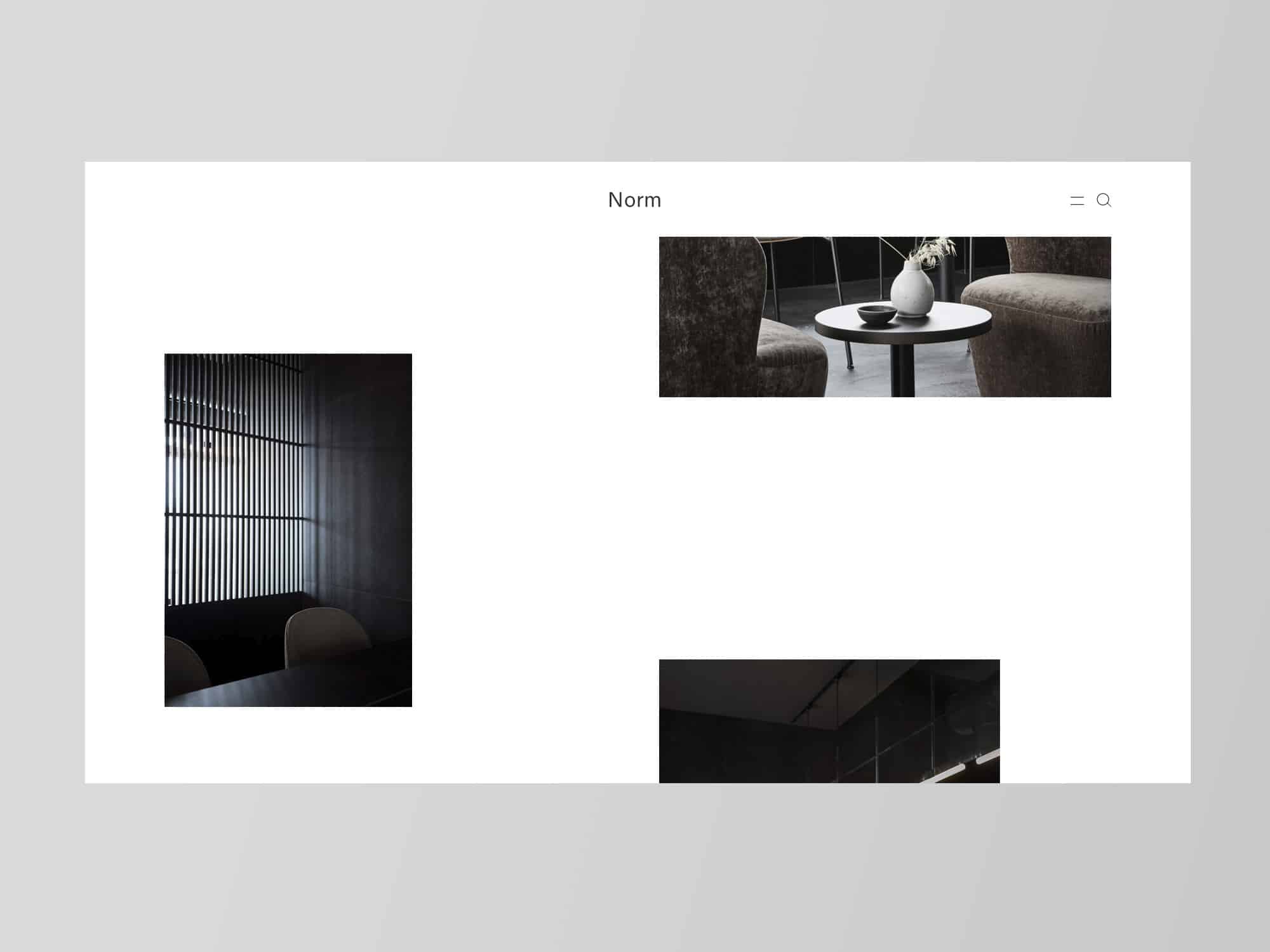 Web design site Norm Architecture
