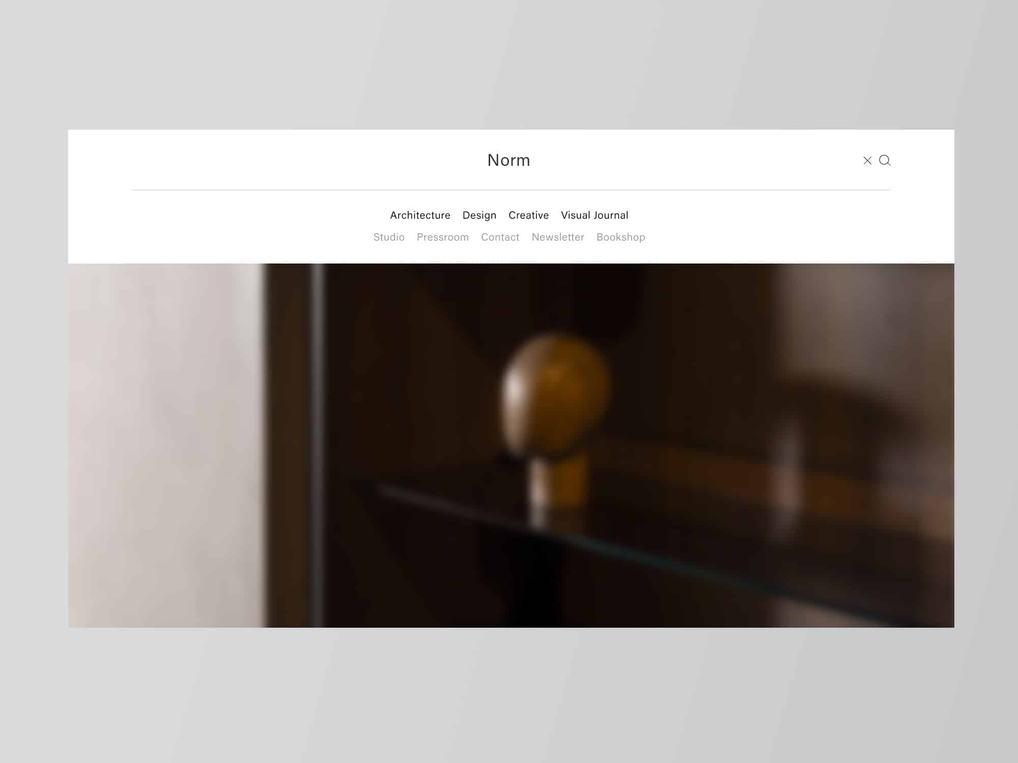 Web design site Norm Architecture