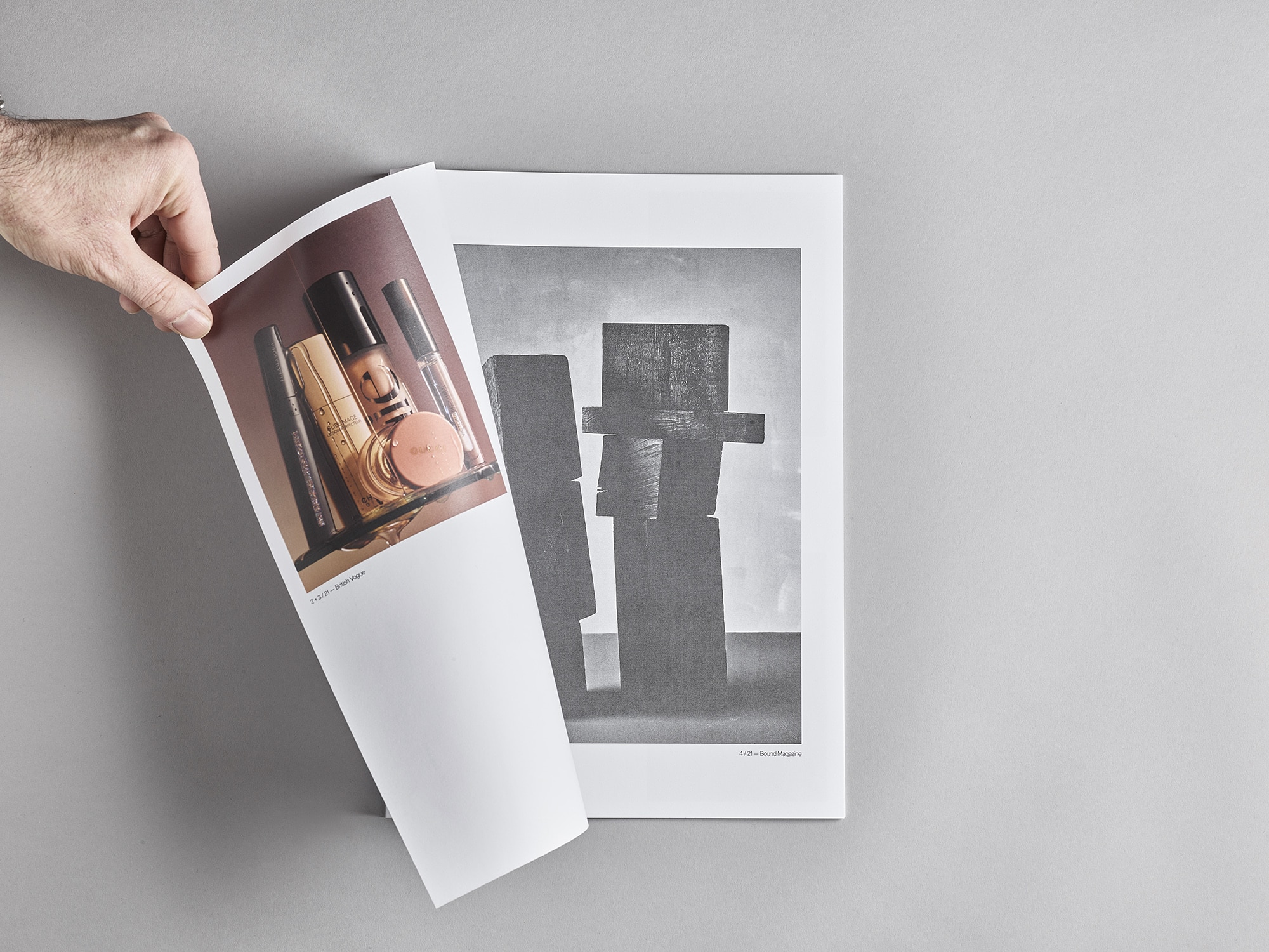 Conception de brochure pour le photographe Leandro Farina