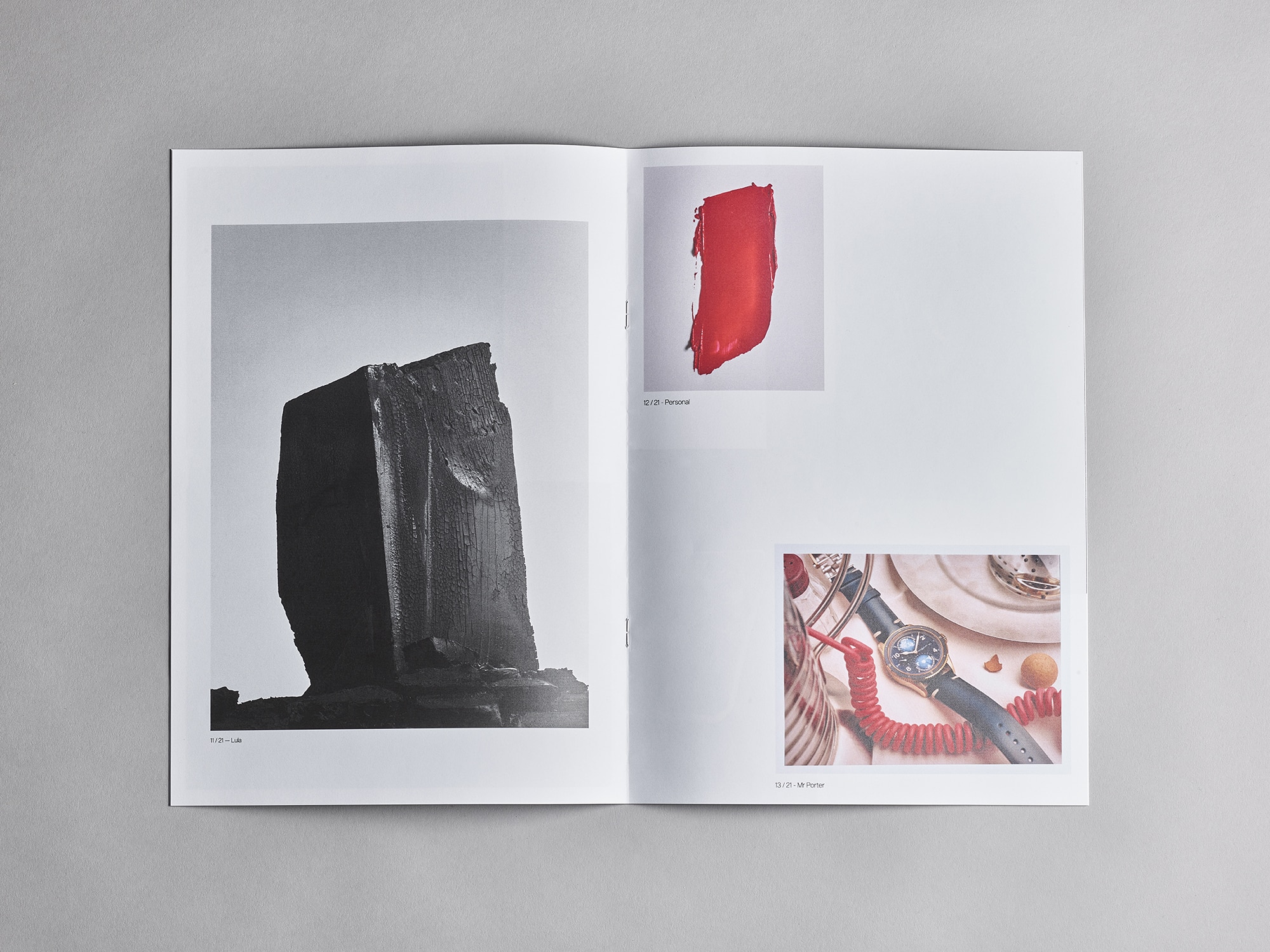 Conception de brochure pour le photographe Leandro Farina