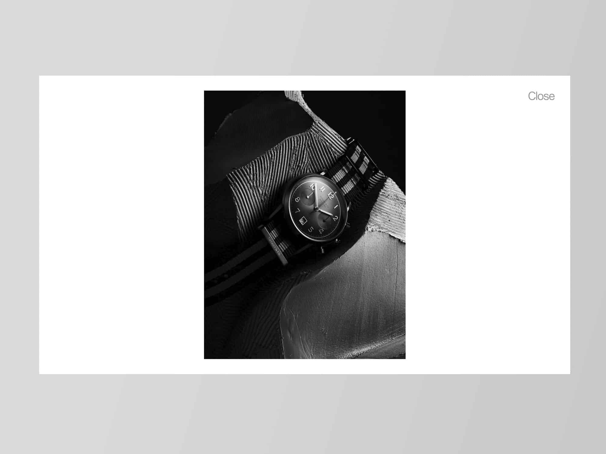 Web design d'un site vitrine pour le photographe Leandro Farina
